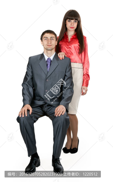 已婚夫婦在工作室的商業(yè)著裝