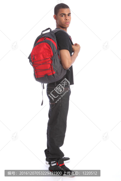 非洲裔美國青少年學生