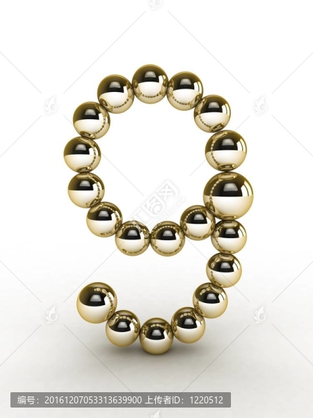 三維金珠數(shù)。