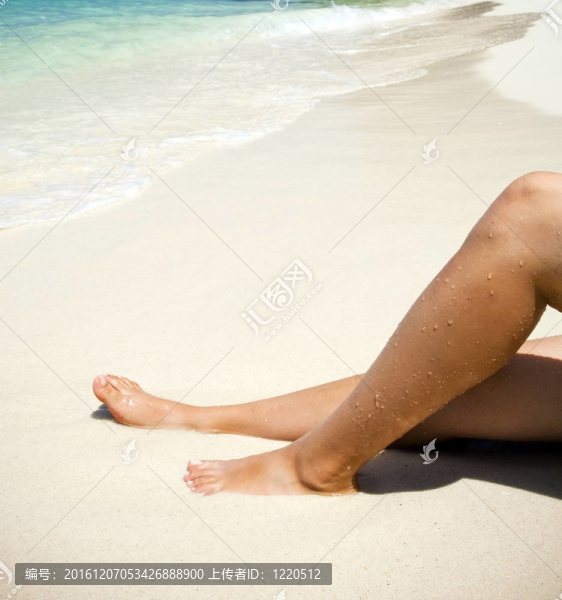 女人在Beach