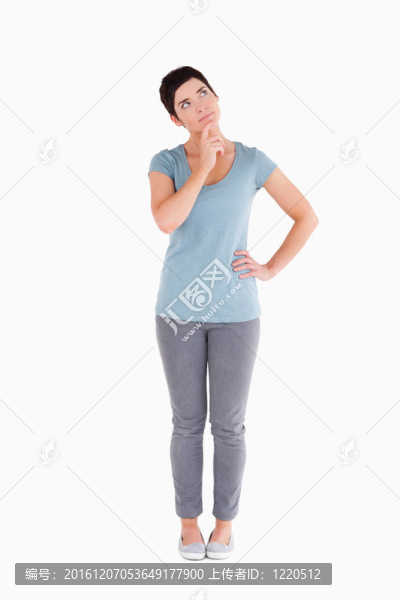 體貼的女人站起來