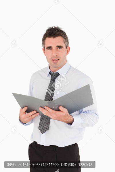 一個拿著粘合劑的人的肖像