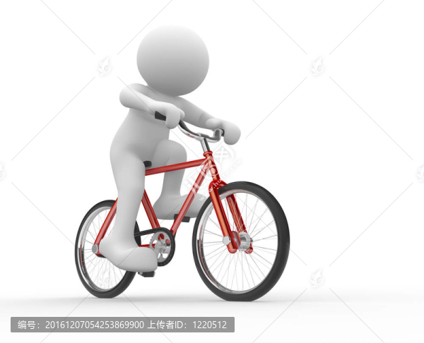 騎自行車的人