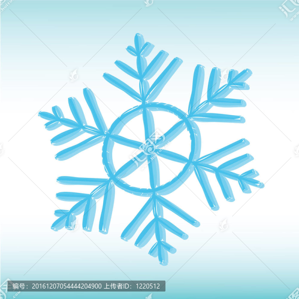 田莊的雪花