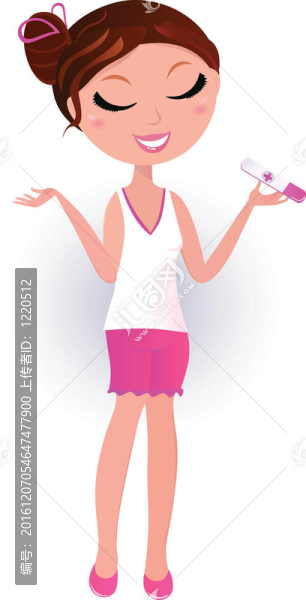 懷孕測試：與白人隔離嬰兒測試的婦女