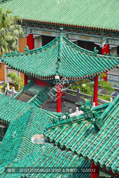 中華寺的屋頂