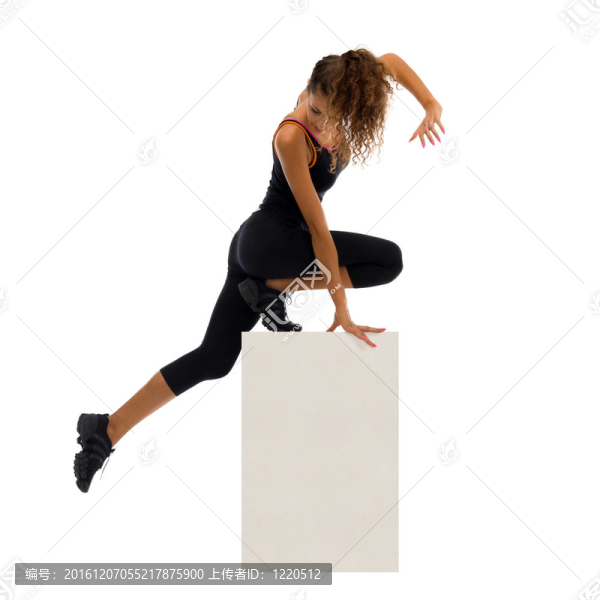 漂亮女人在做練習