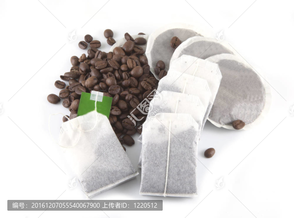 咖啡豆；墊和茶葉袋
