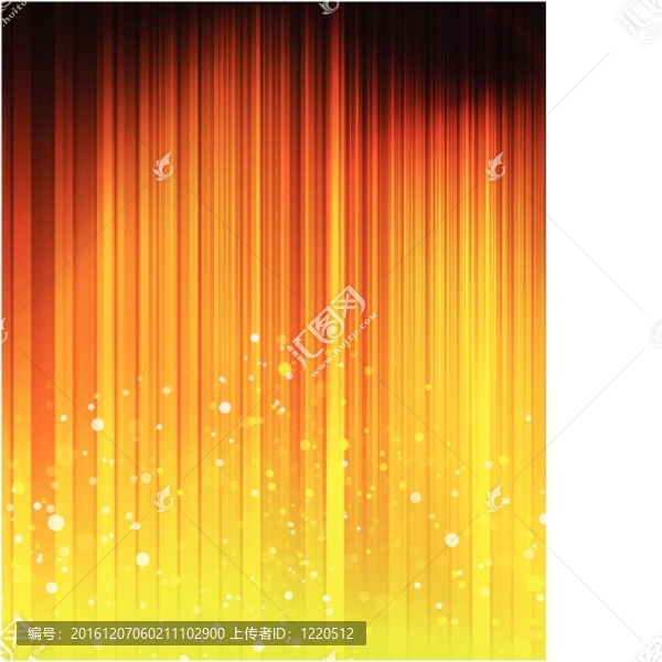 橙色背景光