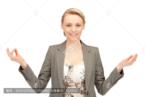 女人在冥想