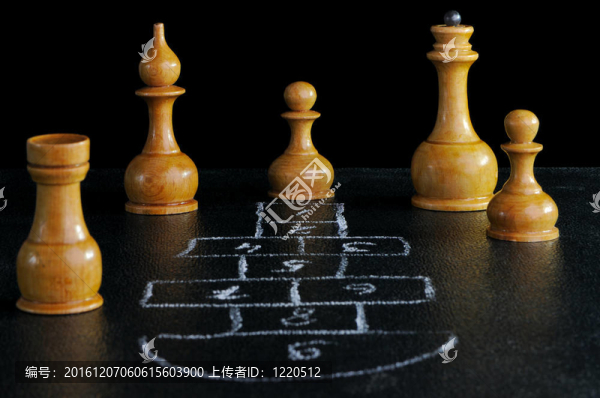 國際象棋和跳格子板