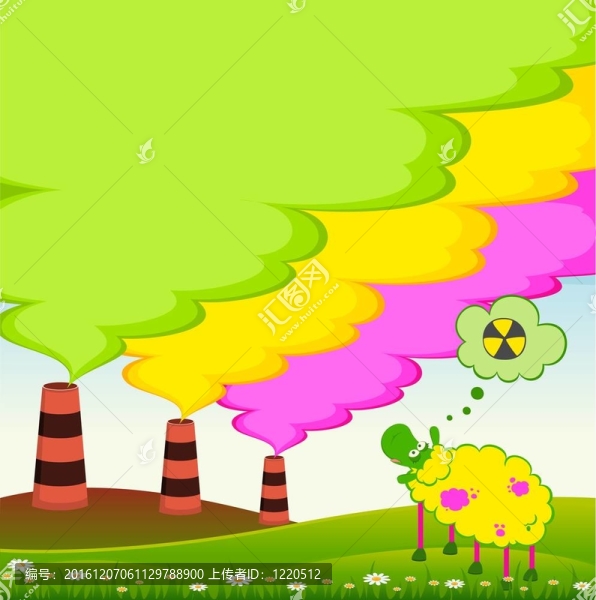 生病的羊看起來像個工廠