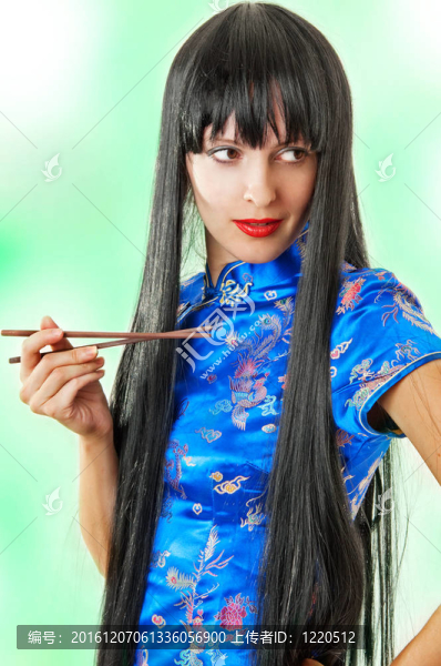 歐式模特日本裝筷