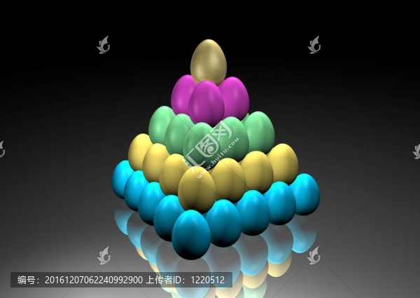 金蛋復(fù)活節(jié)金字塔