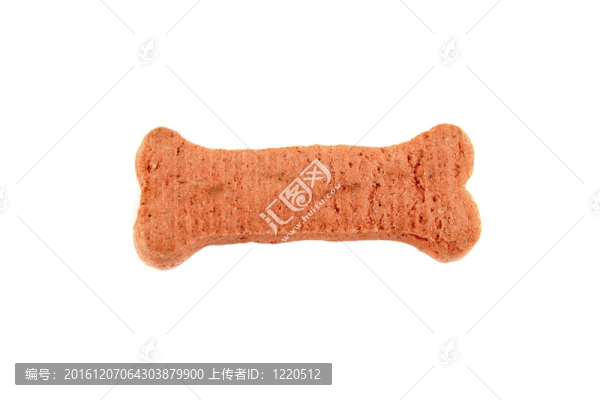孤立的狗餅干
