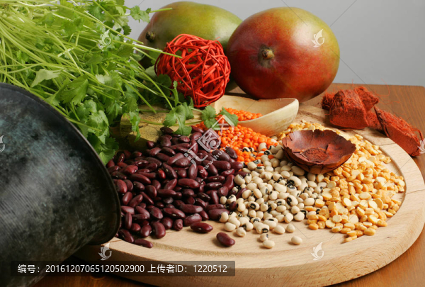 豆類蔬菜和生的食物