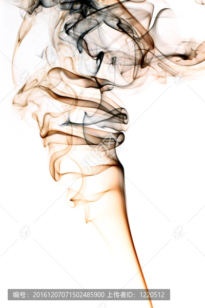 彩色的煙霧