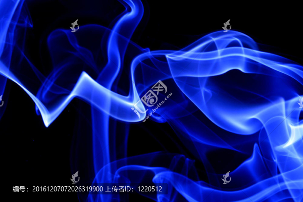 藍(lán)色的煙霧
