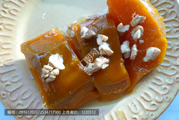 核桃南瓜甜點