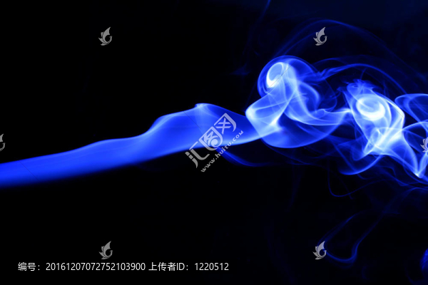 藍(lán)色的煙霧