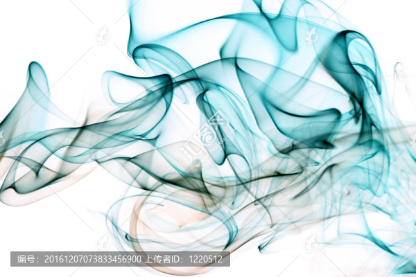 藍色的煙霧