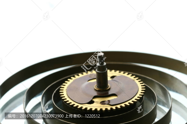 機械時鐘的齒輪