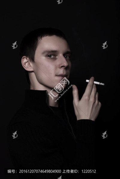 一個年輕人的香煙肖像