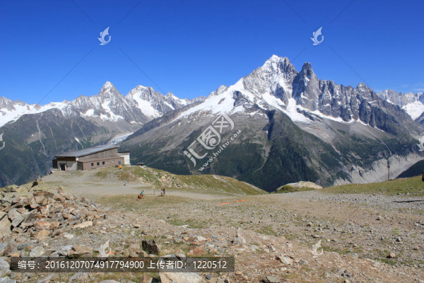 Mont,Blanc,massif；霞慕尼；法國(guó)