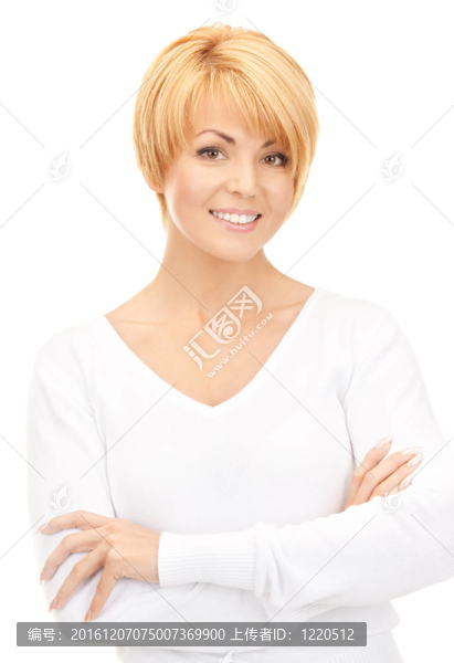 可愛的女商人
