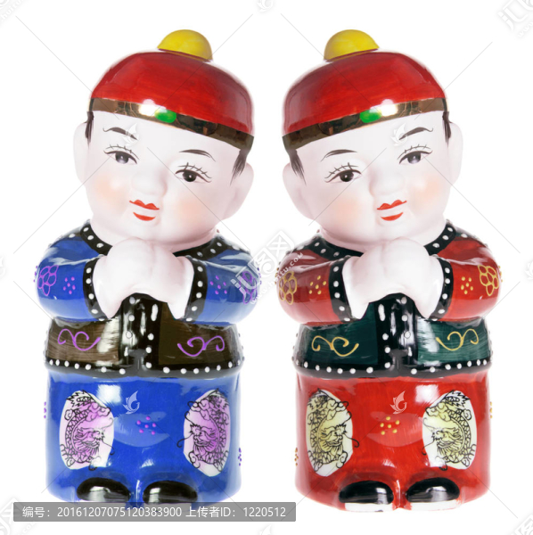 中國男孩雕像