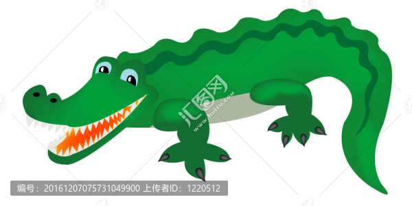 綠色的鱷魚
