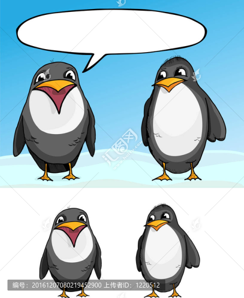 兩只會(huì)說話的企鵝