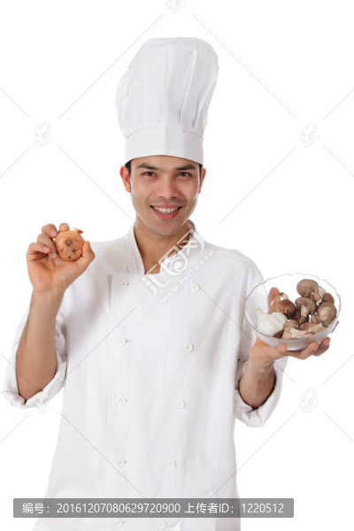富有魅力的尼泊爾廚師男性
