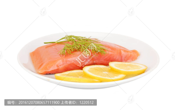 三文魚配檸檬
