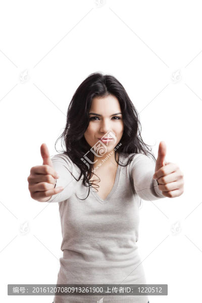 自信的年輕女人