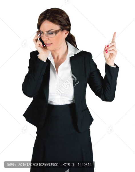 女人打電話