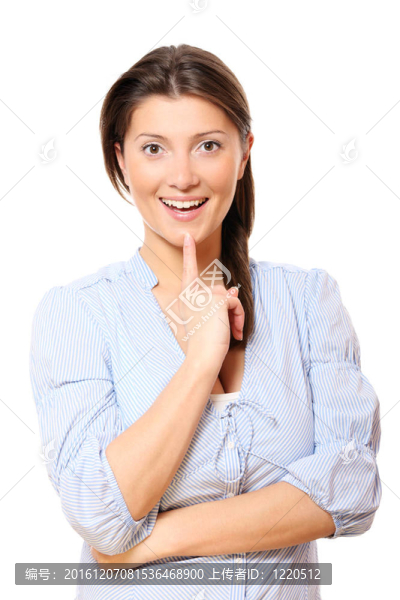 有想法的年輕漂亮女人