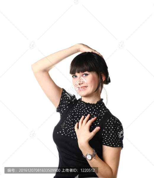 美麗的黑發(fā)女人