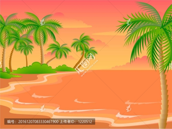 夏日海灘上的風(fēng)景