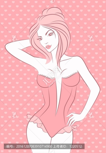 性感美女剪影
