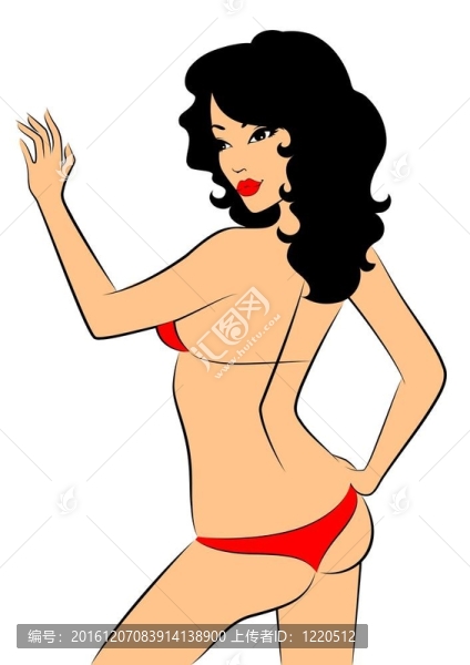 性感美女剪影