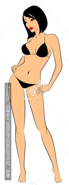 性感美女剪影