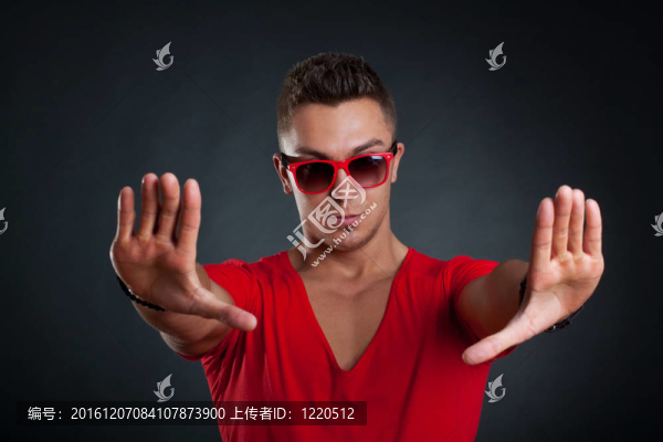 人做停車標志
