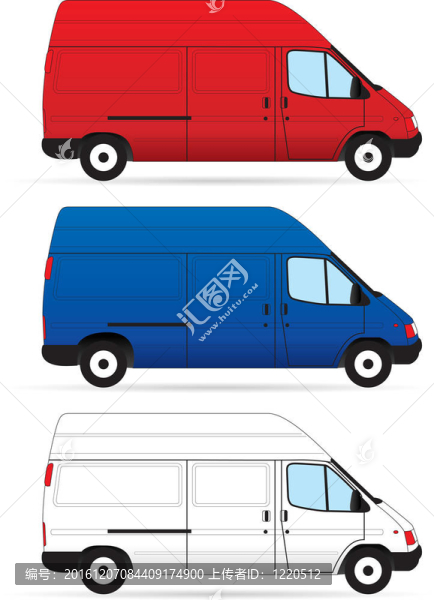 孤立的送貨車(chē)
