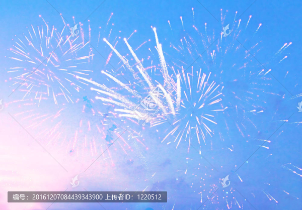 夜空中的煙花