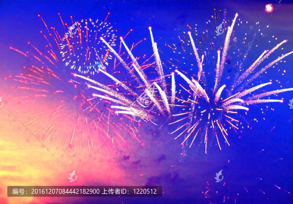 夜空中的煙花