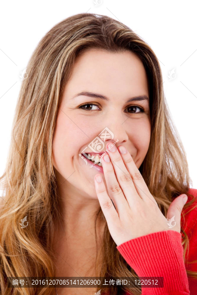 美女的微笑