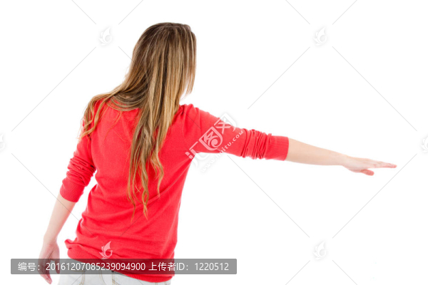 女人搭便車