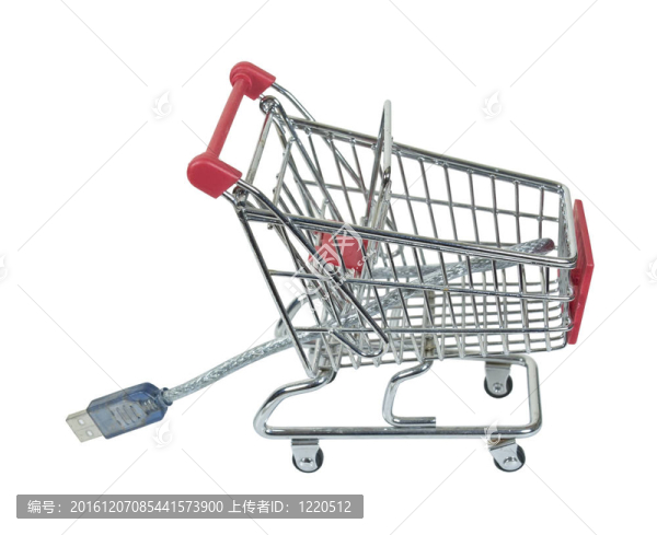 帶電纜的購(gòu)物車(chē)