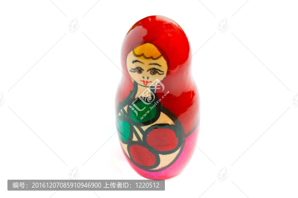 俄式套娃的俄羅斯傳統(tǒng)紀(jì)念品；木制娃娃